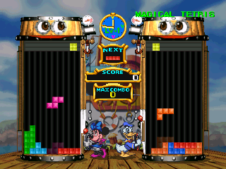 Magical Tetris Challenge (USA) In game screenshot
